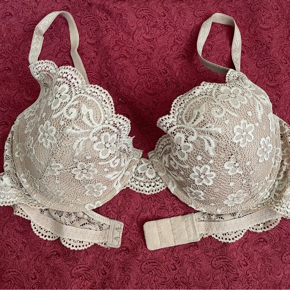 NWOT Warner's lace bra 38C